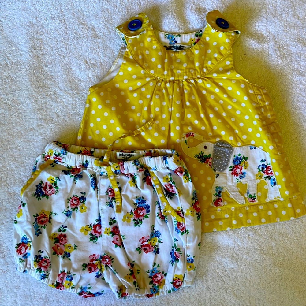 Baby Boden top and shorts